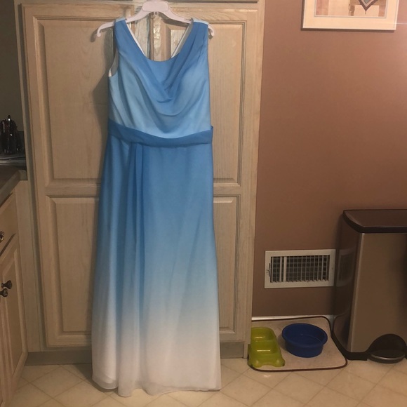 Formal Blue Ombré Dress Women’s 20 - Picture 1 of 3